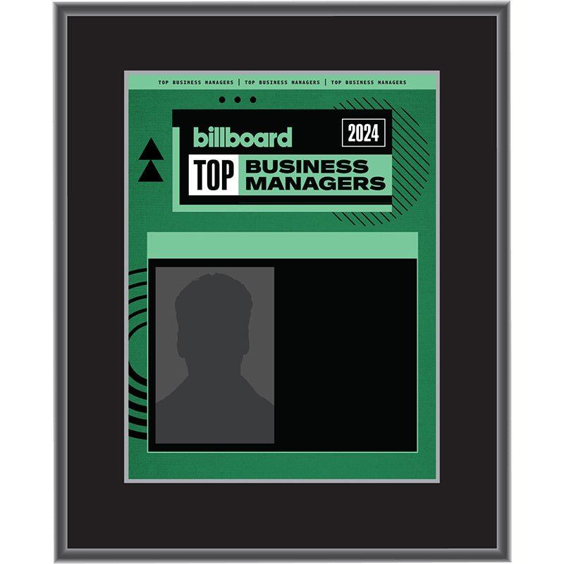 2024 Top Business Managers - Plaque (With Custom Photo)