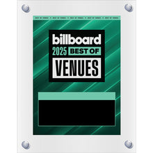 Load image into Gallery viewer, 2025 Best of Venues - Plaque (No Photo)
