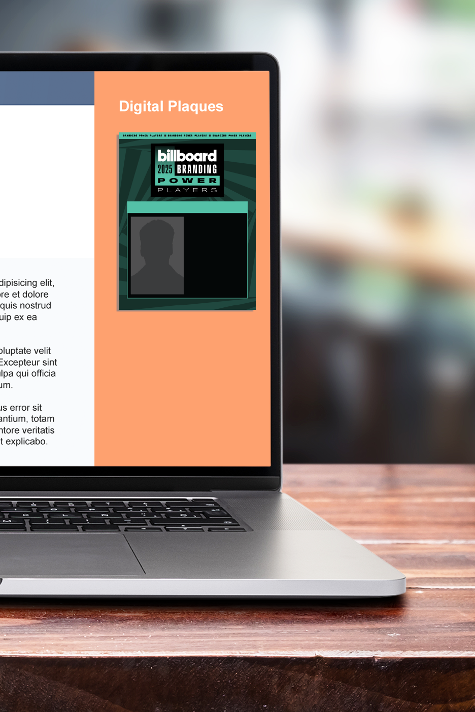 2025 Branding Power Players - Digital Plaque (With Custom Photo)