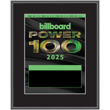 Load image into Gallery viewer, 2025 Power 100 - Plaque (No Photo)
