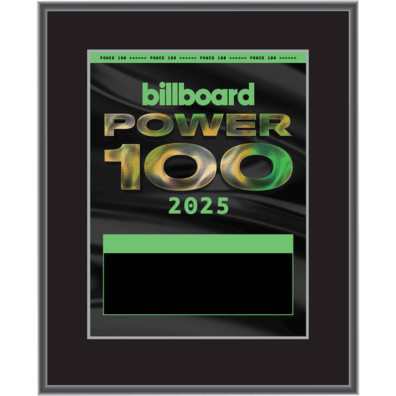 2025 Power 100 - Plaque (No Photo)