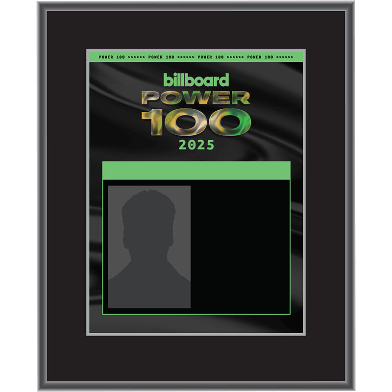 2025 Power 100 - Plaque (With Custom Photo)