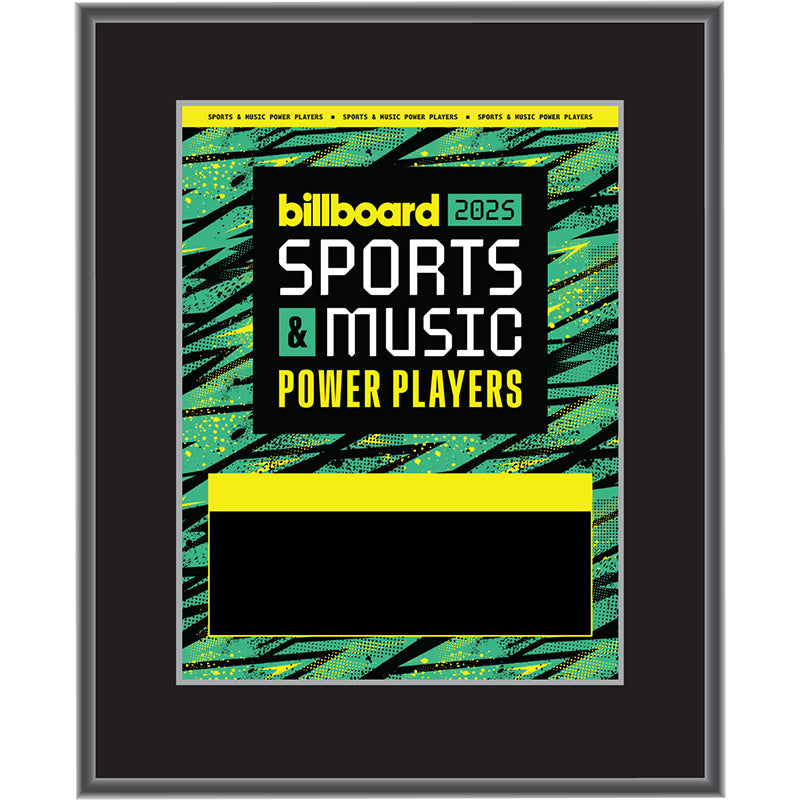 2025 Sports & Music Power Players - Plaque (No Photo)