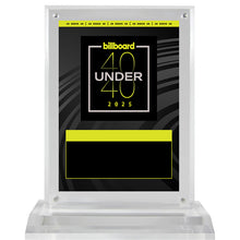 Load image into Gallery viewer, 2025 40 Under 40 - Plaque (No Photo)
