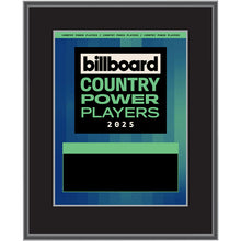 Load image into Gallery viewer, 2025 Country Power Players - Plaque (No Photo)
