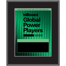Load image into Gallery viewer, 2025 Global Power Players - Plaque (No Photo)
