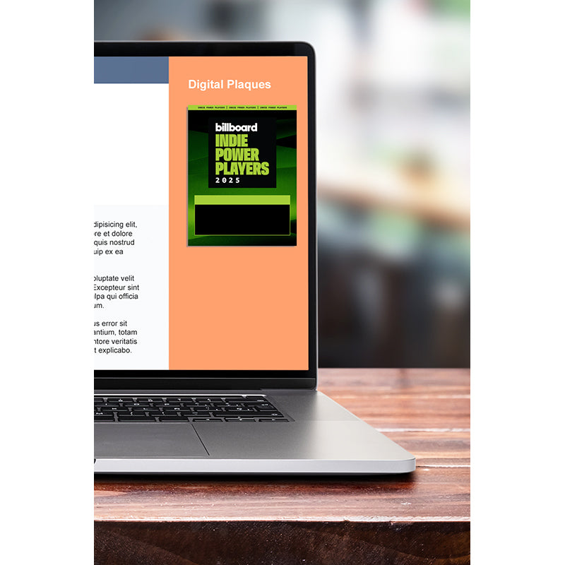 2025 Indie Power Players - Digital Plaque (No Photo)