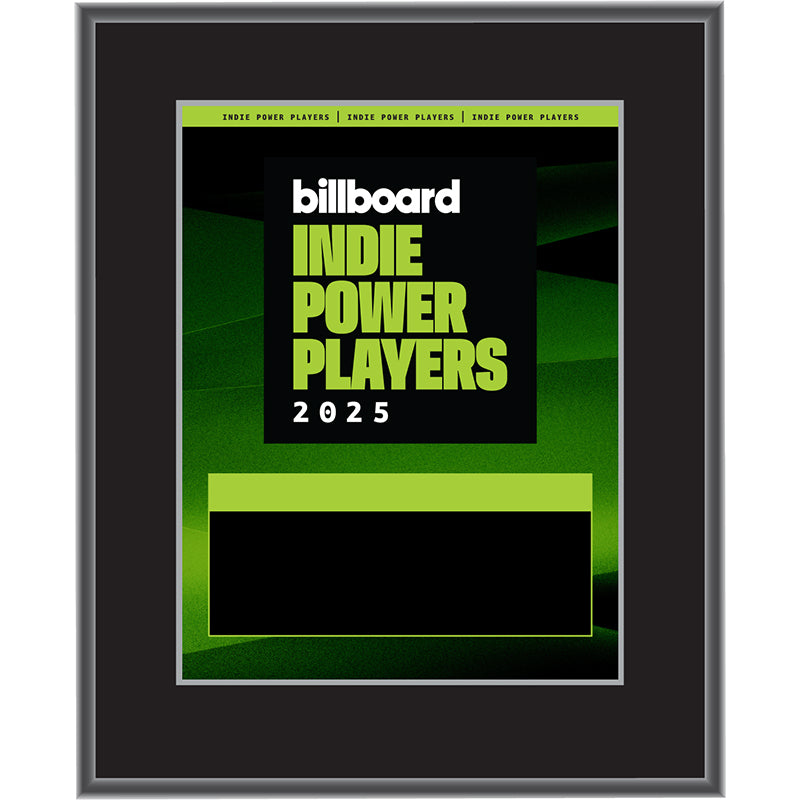 2025 Indie Power Players - Plaque (No Photo)