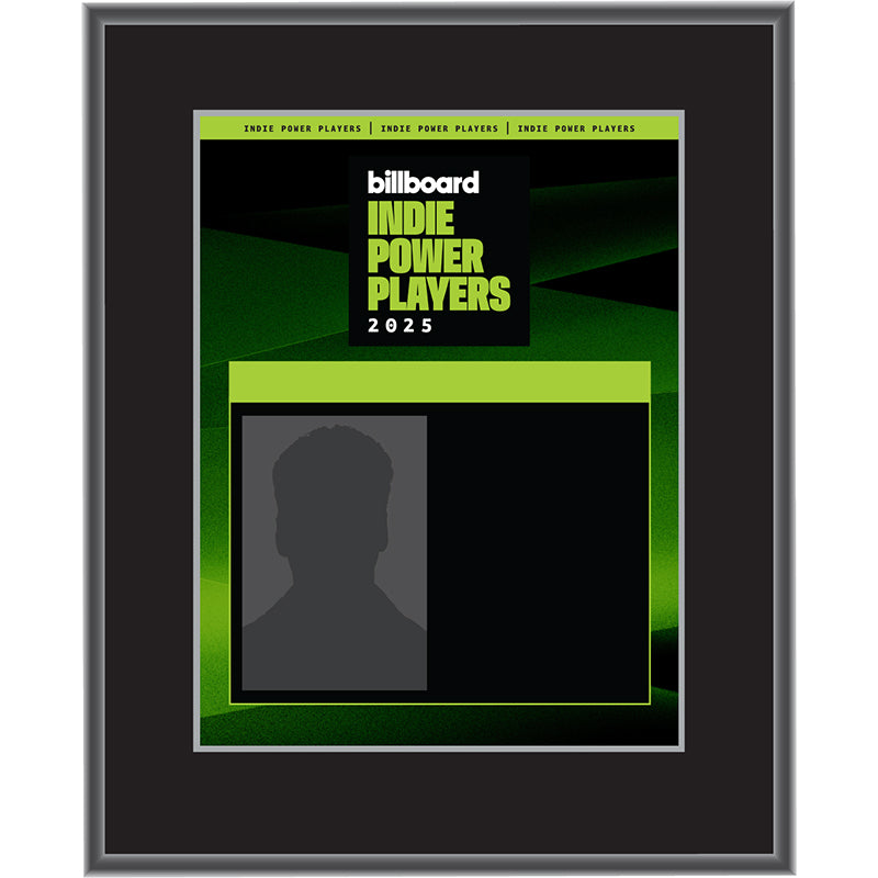 2025 Indie Power Players - Plaque (With Custom Photo)