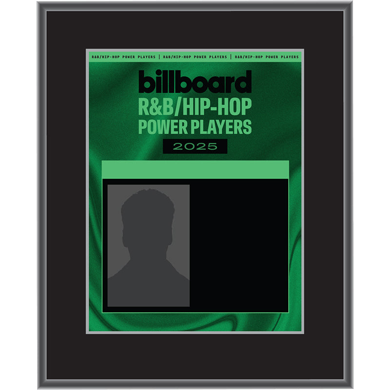 2025 R&B Hip Hop Power Players - Plaque (With Custom Photo)
