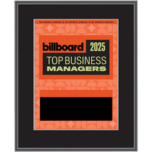 Load image into Gallery viewer, 2025 Top Business Managers - Plaque (No Photo)
