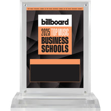 Load image into Gallery viewer, 2025 Top Music Business Schools - Plaque (No Photo)
