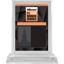 Load image into Gallery viewer, 2025 Top Music Business Schools - Plaque (With Custom Photo)
