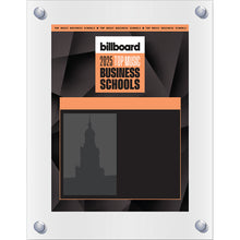 Load image into Gallery viewer, 2025 Top Music Business Schools - Plaque (With Custom Photo)
