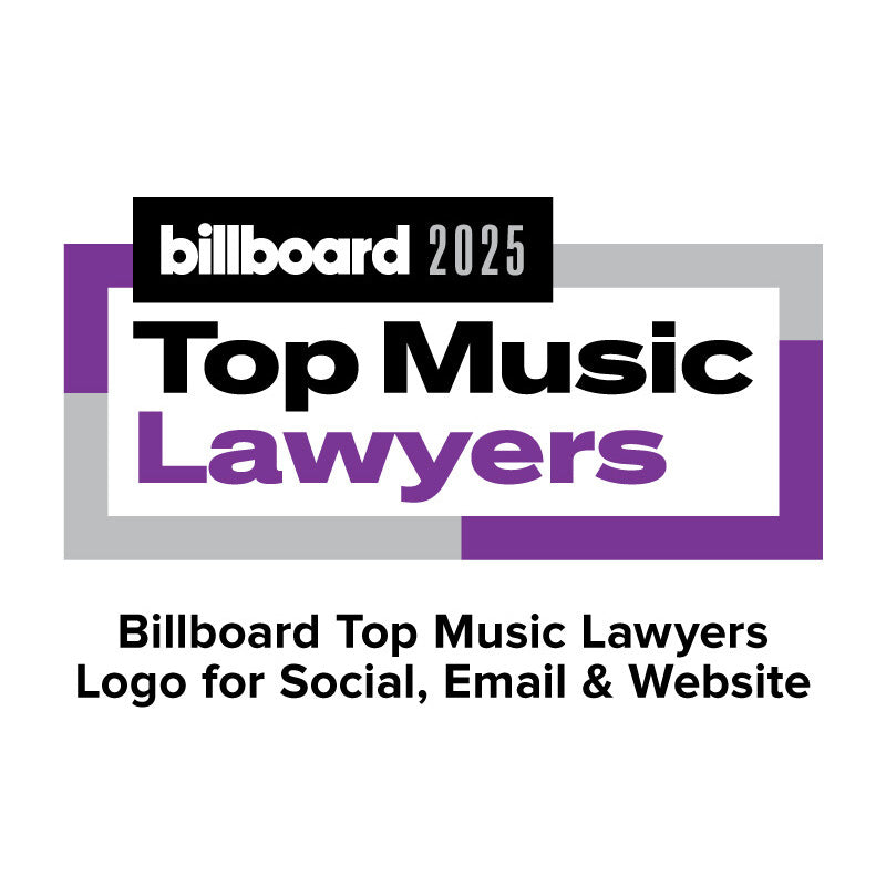 2025 Top Music Lawyers - Logo for Social, Email & Website
