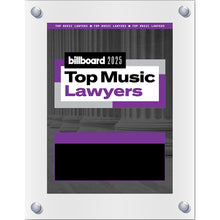 Load image into Gallery viewer, 2025 Top Music Lawyers - Plaque (No Photo)
