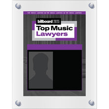 Load image into Gallery viewer, 2025 Top Music Lawyers - Plaque (With Custom Photo)
