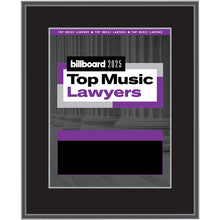 Load image into Gallery viewer, 2025 Top Music Lawyers - Plaque (No Photo)
