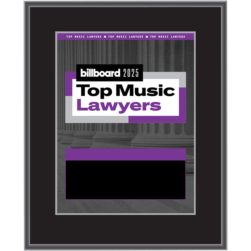2025 Top Music Lawyers - Plaque (No Photo)