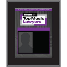 Load image into Gallery viewer, 2025 Top Music Lawyers - Plaque (With Custom Photo)
