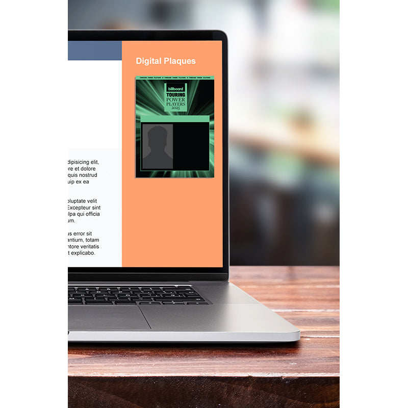 2025 Touring Power Players - Digital Plaque (With Custom Photo)