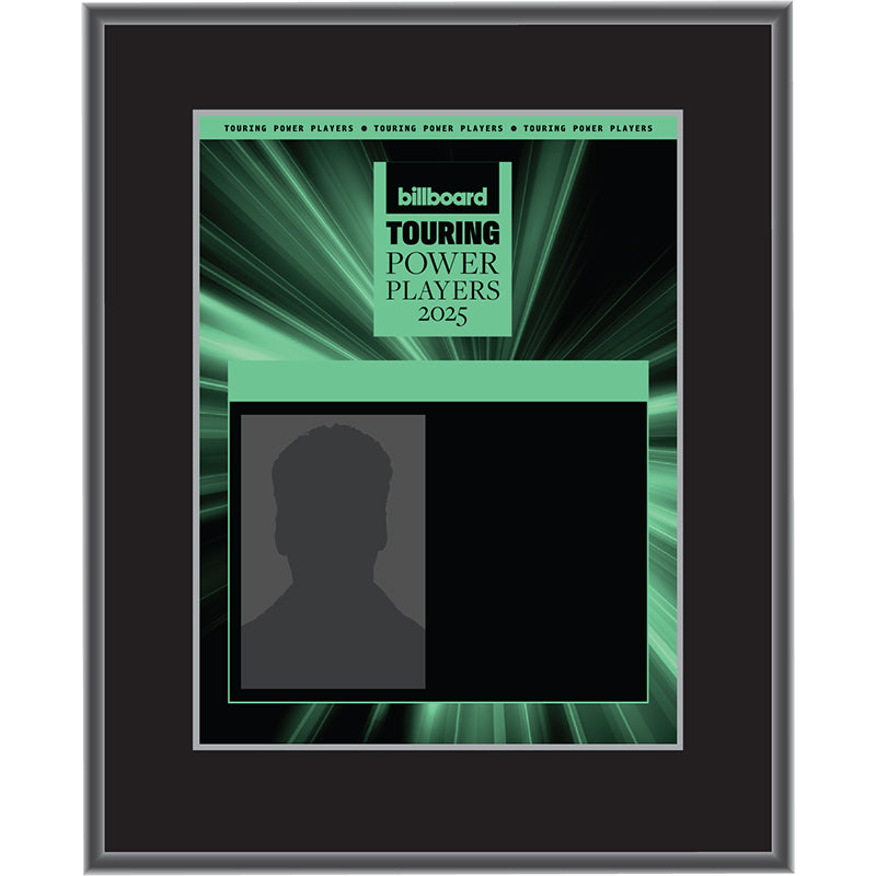 2025 Touring Power Players - Plaque (With Custom Photo)