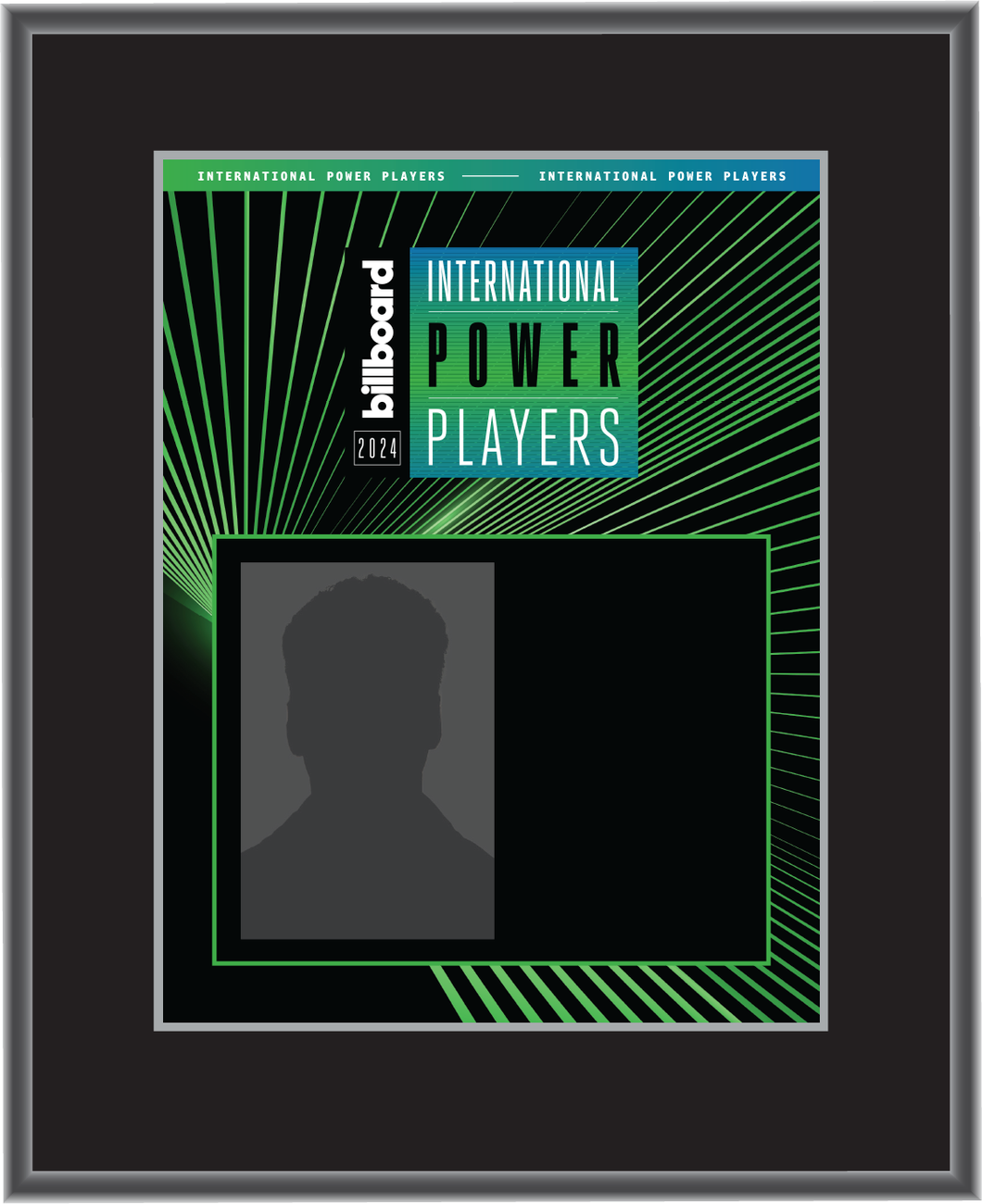 2024 Int'l Power Players - Plaque (With Custom Photo)