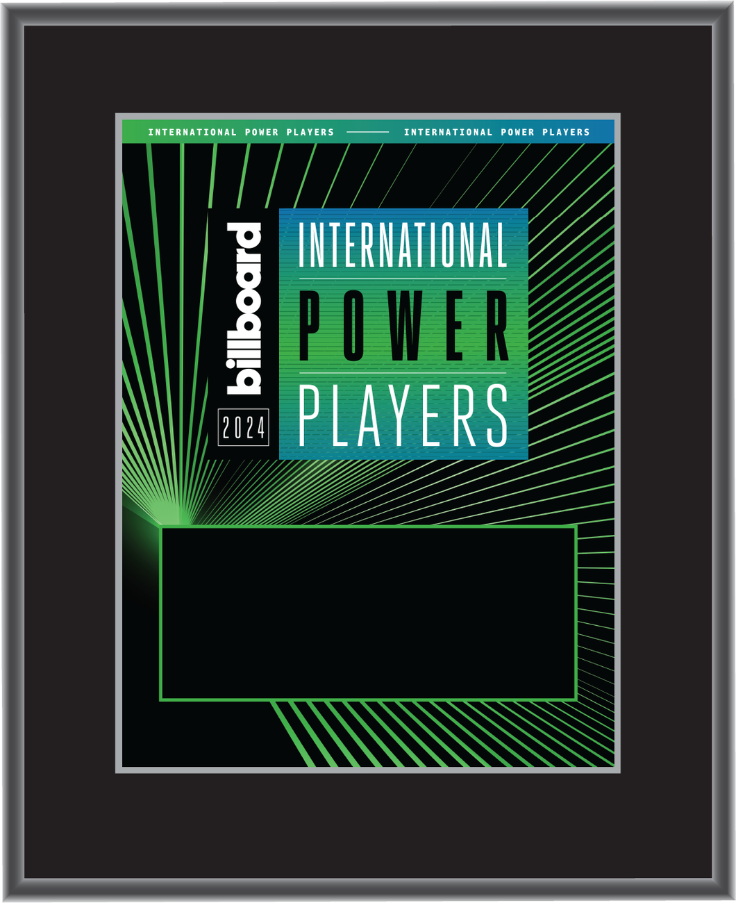 2024 Int'l Power Players - Plaque (No Photo)