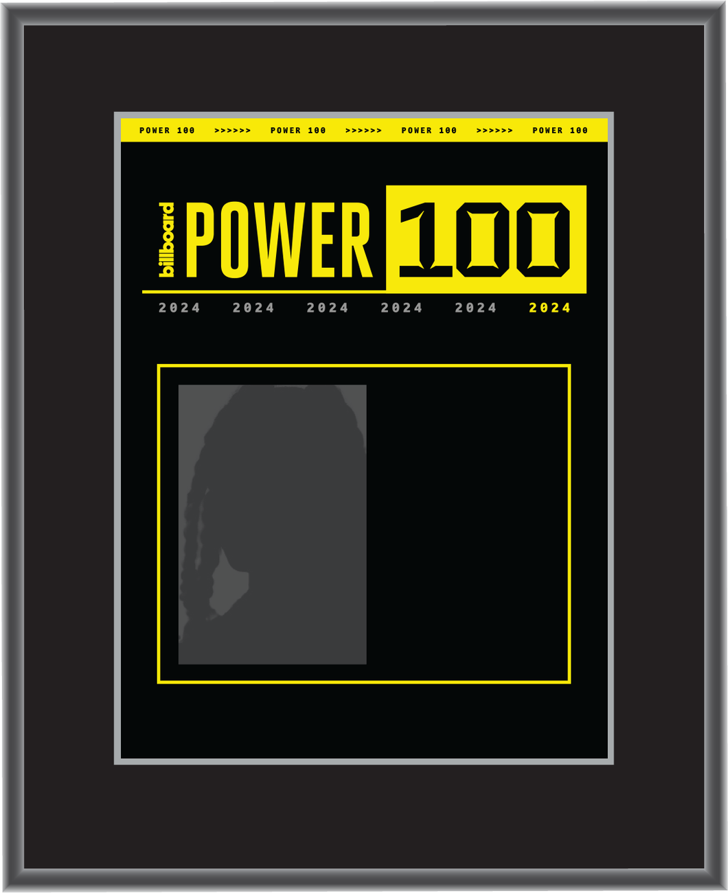 2024 Power 100 - Plaque (With Custom Photo)