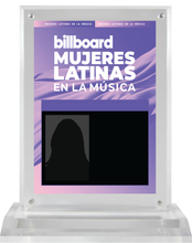 Load image into Gallery viewer, 2024 Latin Women in Music - Plaque (With Custom Photo) (Spanish)
