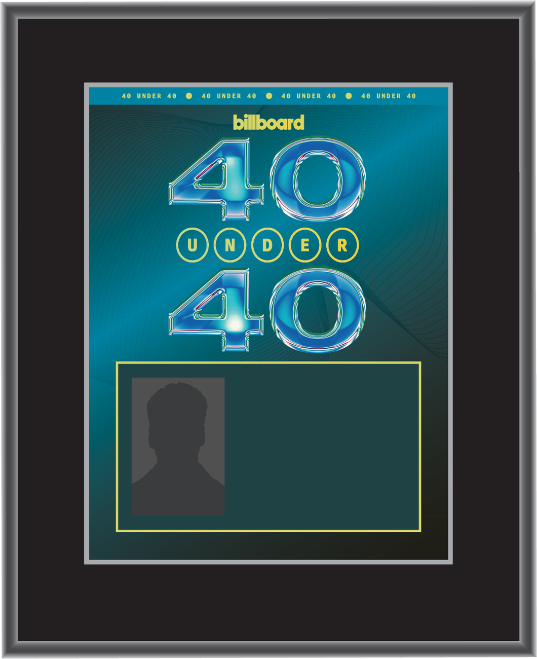 2024 40 Under 40 - Plaque (With Custom Photo)