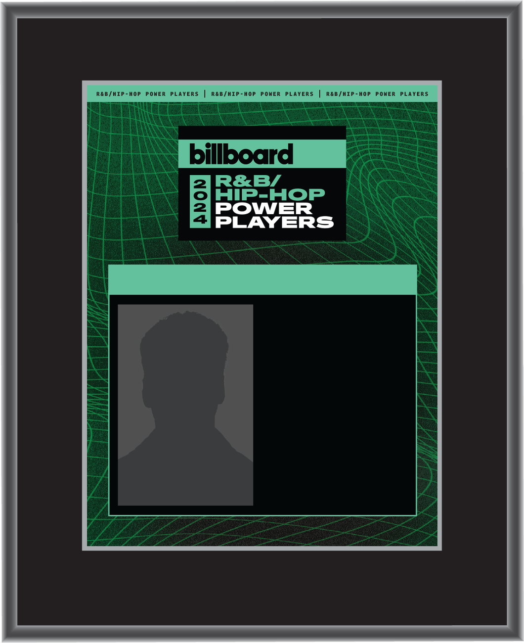 2024 R&B Hip Hop Power Players - Plaque (With Custom Photo)