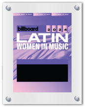 Load image into Gallery viewer, 2024 Latin Women in Music - Plaque (No Photo)
