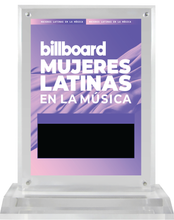 Load image into Gallery viewer, 2024 Latin Women in Music - Plaque (No Photo) (Spanish)
