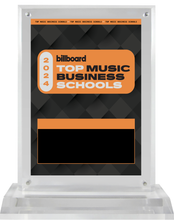 Load image into Gallery viewer, 2024 Top Music Business Schools - Plaque (No Photo)
