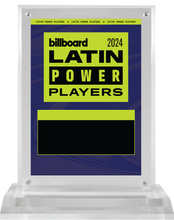 Load image into Gallery viewer, 2024 Latin Power Players - Plaque (No Photo)
