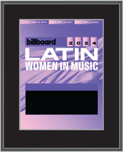 Load image into Gallery viewer, 2024 Latin Women in Music - Plaque (No Photo)
