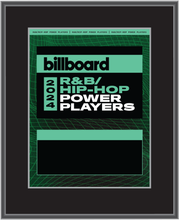 Load image into Gallery viewer, 2024 R&amp;B Hip Hop Power Players - Plaque (No Photo)
