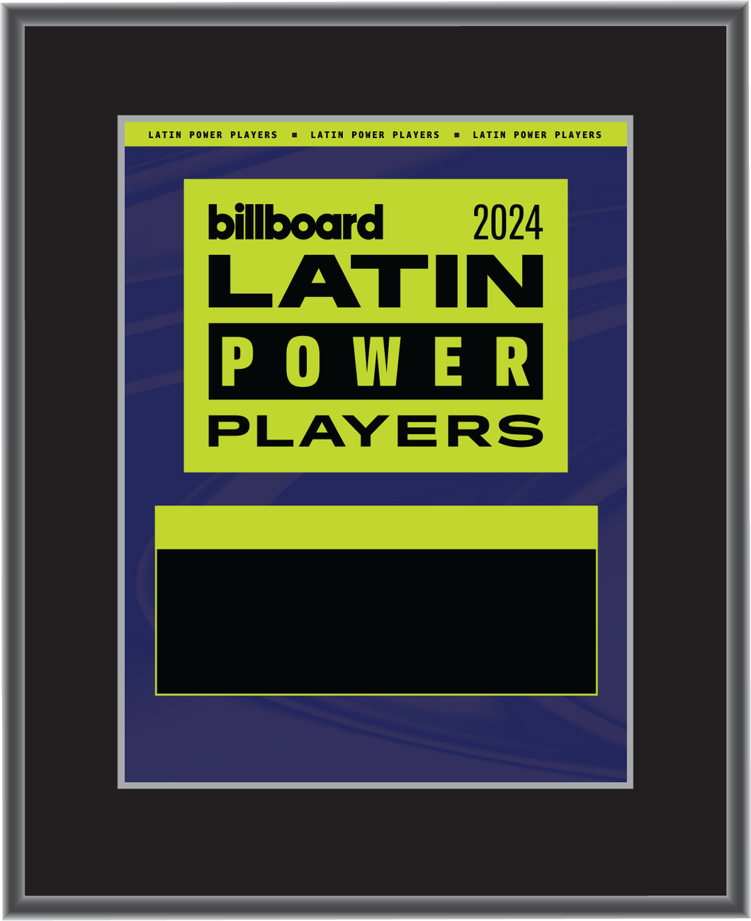 2024 Latin Power Players - Plaque (No Photo)