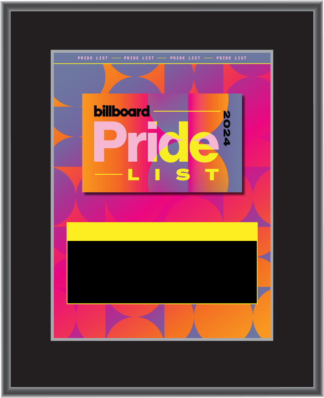 2024 Pride - Plaque (No Photo)