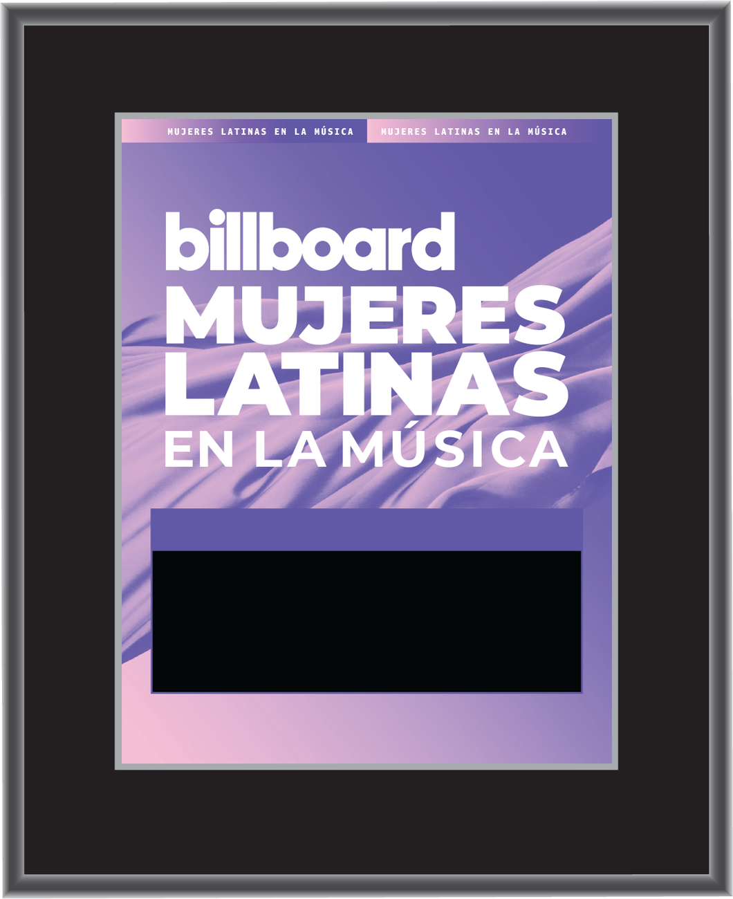 2024 Latin Women in Music - Plaque (No Photo) (Spanish)