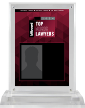 Load image into Gallery viewer, 2024 Top Music Lawyers - Plaque (With Custom Photo)
