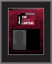 Load image into Gallery viewer, 2024 Top Music Lawyers - Plaque (With Custom Photo)
