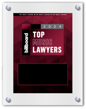 Load image into Gallery viewer, 2024 Top Music Lawyers - Plaque (No Photo)
