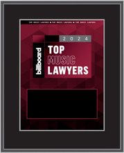 Load image into Gallery viewer, 2024 Top Music Lawyers - Plaque (No Photo)
