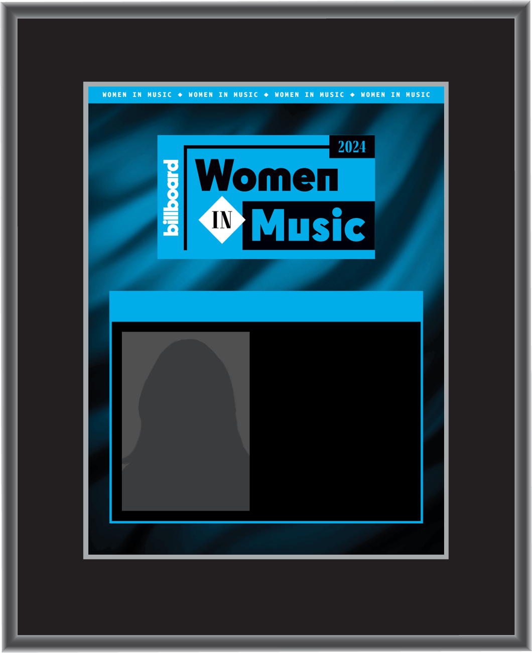 2024 Women In Music - Plaque (With Custom Photo)