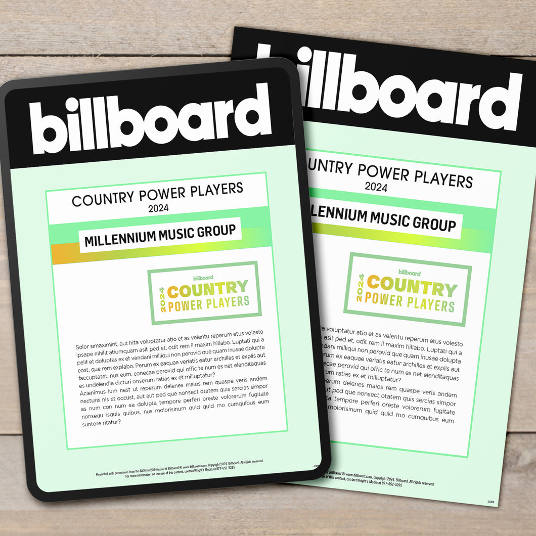 2024 Country Power Players - Printable Electronic Reprint (PDF)