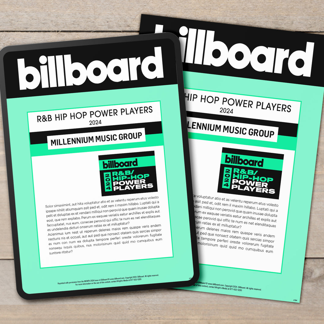 2024 R&B Hip Hop Power Players - Printable Electronic Reprint (PDF)