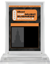 Load image into Gallery viewer, 2024 Top Music Business Schools - Plaque (With Custom Photo)
