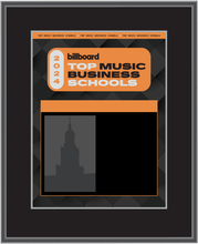 Load image into Gallery viewer, 2024 Top Music Business Schools - Plaque (With Custom Photo)
